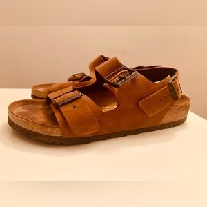 Birkenstock Milano sandal in Suede | Size 41 (Men’s 8; Women’s 9.5)